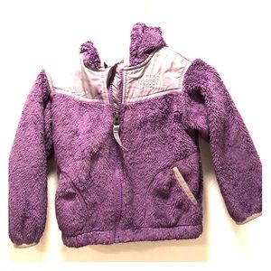 Girls North Face Oso fleece jacket hoodie size 2